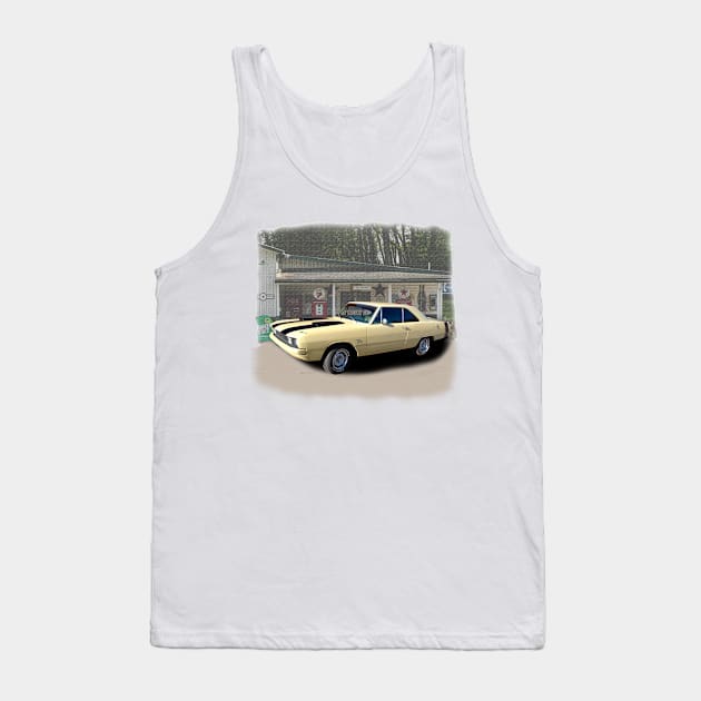 1972  Dart Swinger in our filling station series Tank Top by Permages LLC